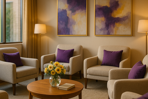 RECO Psychiatry modern waiting area