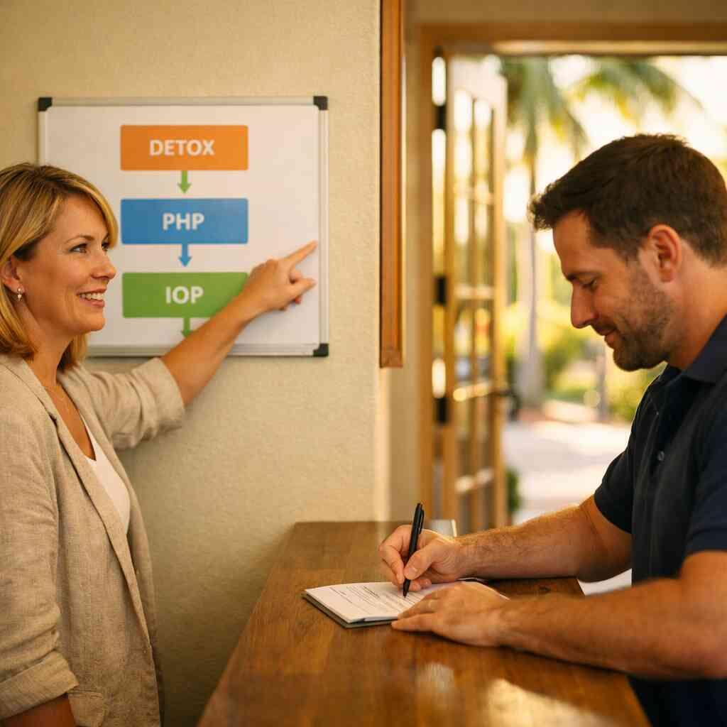 How to read rehab insurance coverage for PHP vs IOP and outpatient program Delray Beach — RECO Integrated Psychiatry